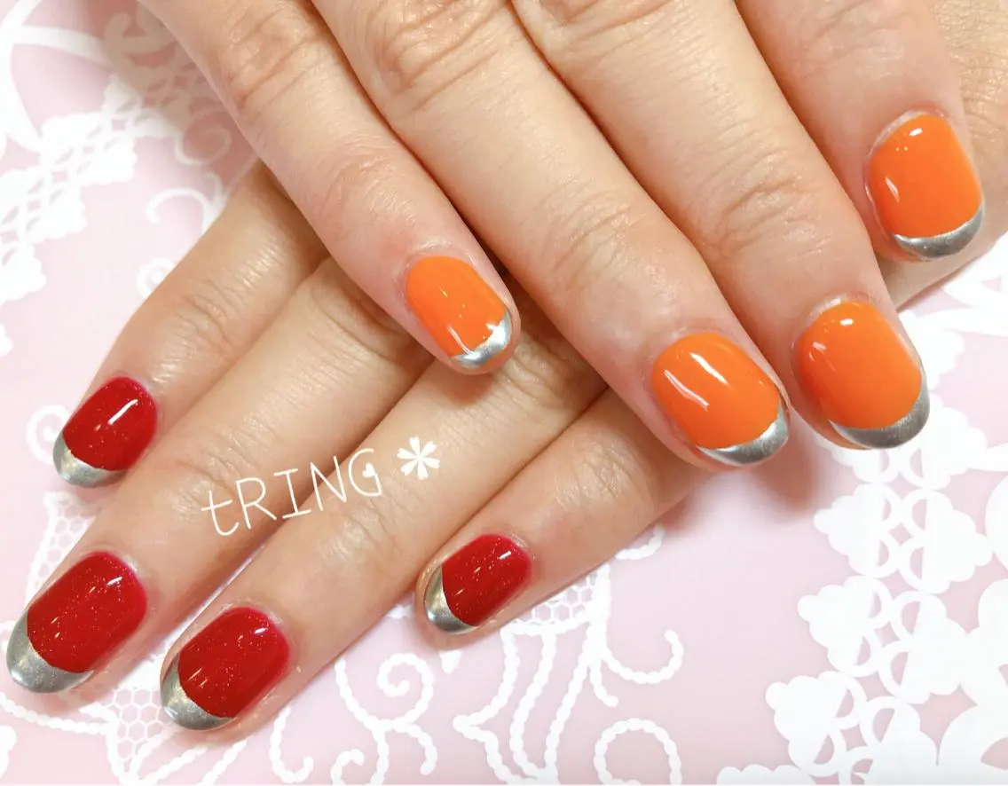 ネイル ハンドネイル tRING＊ しいの木台のネイルデザイン
