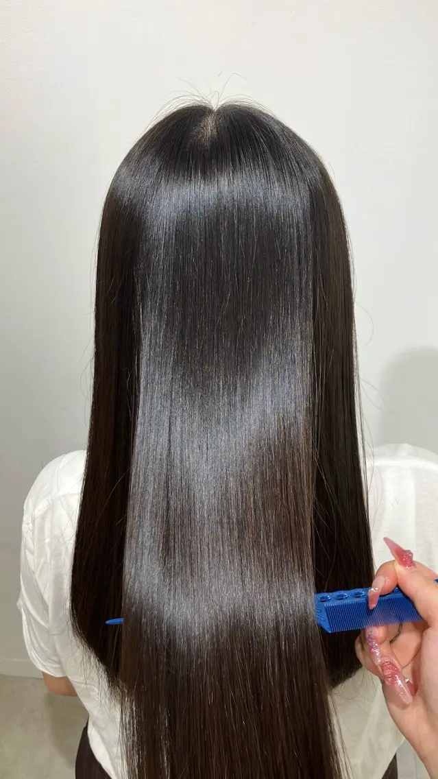 ロング 似合わせカラー🌈 髪艶縮毛矯正🪞ちばのヘアスタイル