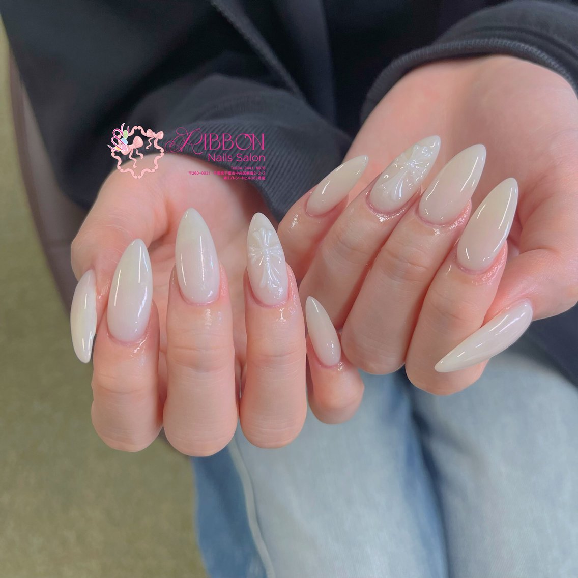 ネイル フットネイル フレンチネイル ジェルネイル 韓国ネイル マグネットネイル ハンドネイル ribbonnail salonのネイルデザイン