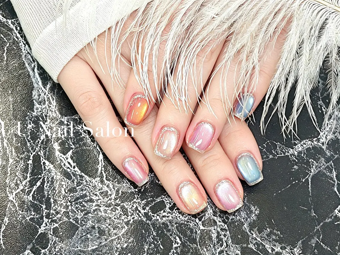 💅🏻新規オフ無料💅🏻5色マグネット➕银線の写真