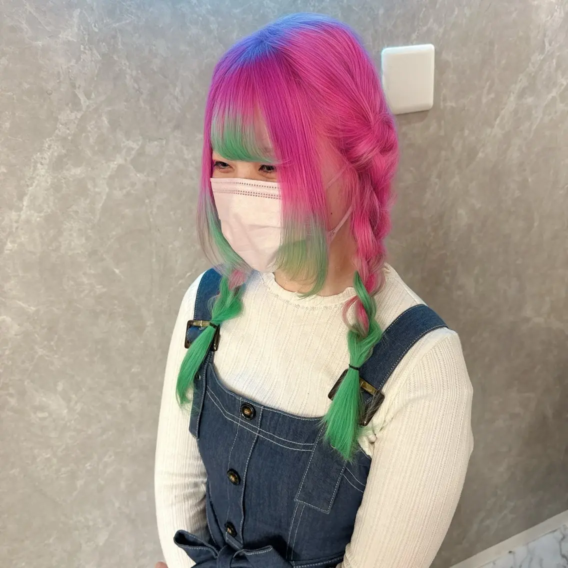 ロング カラー 透明感カラー デザインカラー グラデーションカラー ピンクカラー ヘアカラー トリートメント ブリーチの神 KYONのその他イメージ