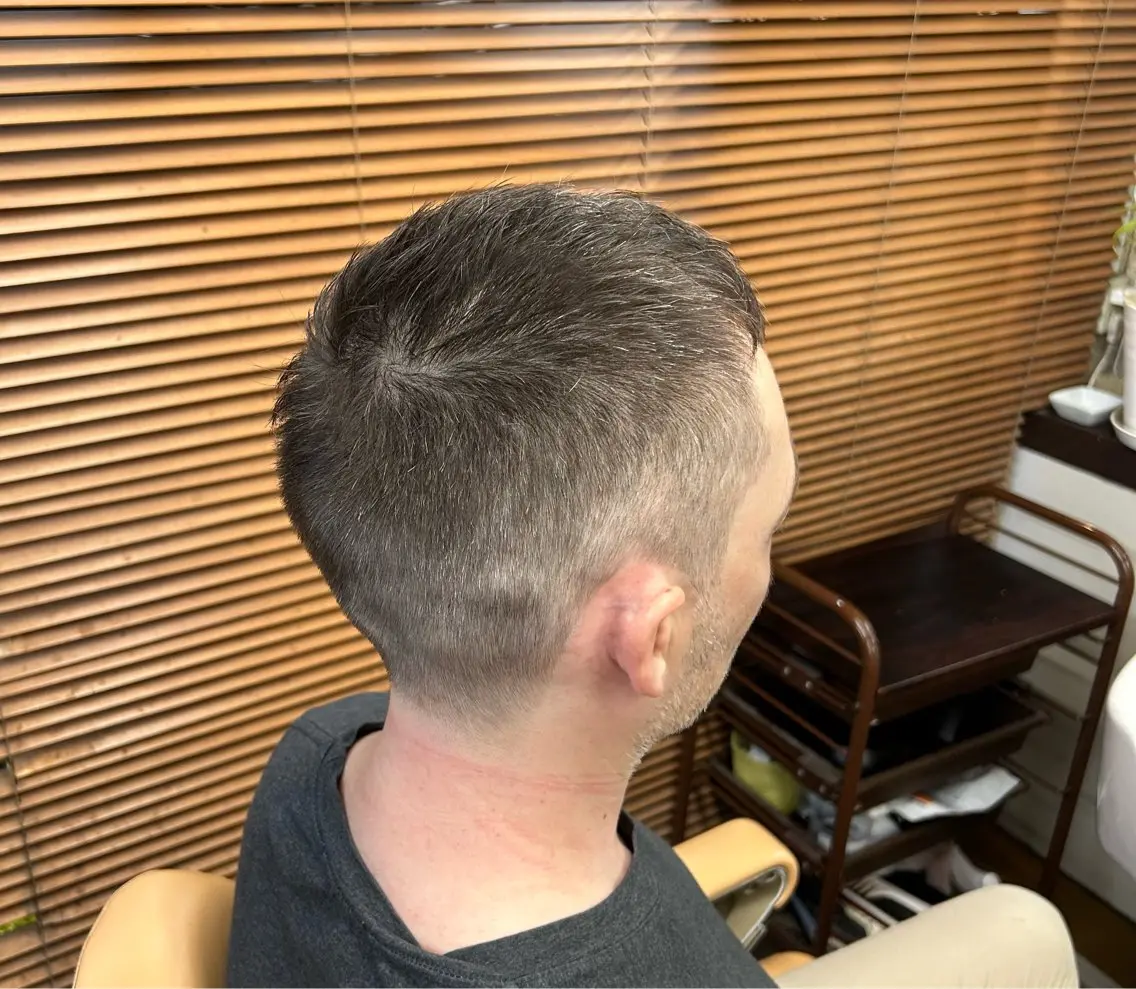 ショート メンズ モヒカン ソフトモヒカン 新宿メンズカット✂︎ 能戸蒼生💈のヘアスタイル