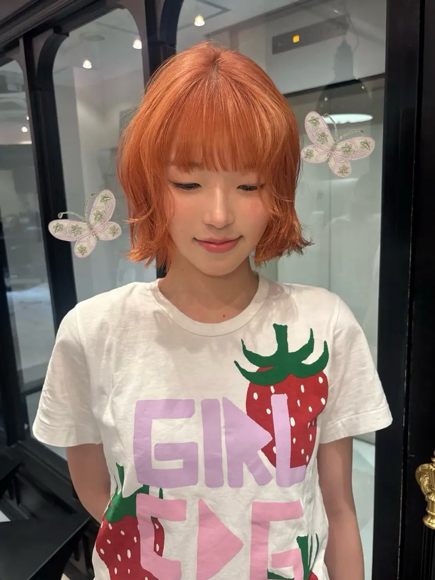 ショート カラー rizu🐩 透明感カラーのヘアスタイル