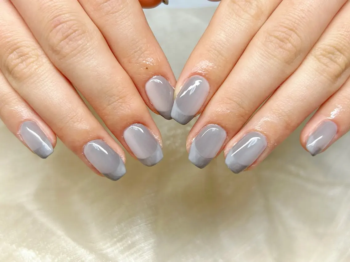ネイル アートネイル 成人式 長さ出し フットネイル マグネットネイル ハンドネイル Lino Nailのネイルデザイン