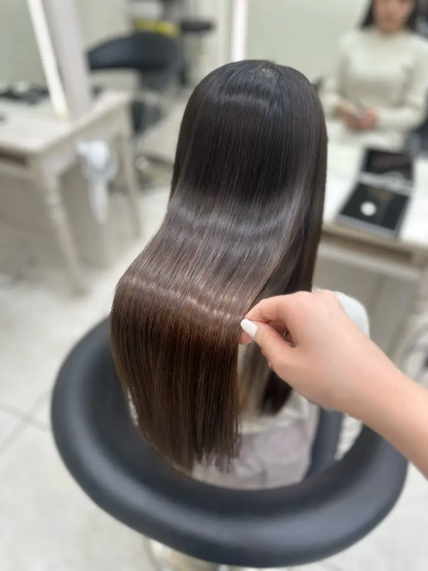 【U35限定】縮毛矯正🌟➕3step treatment 🖤内側からの補修も💓の写真