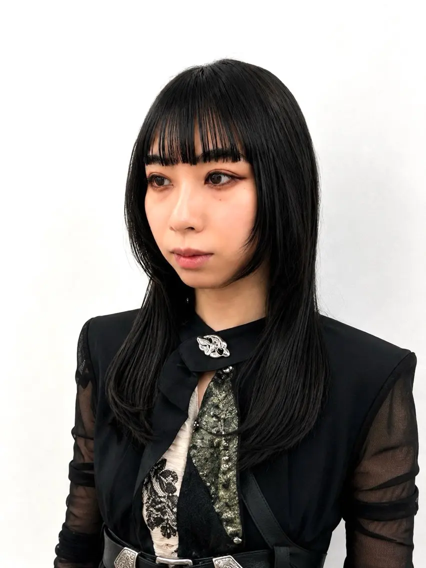 セミロング カット ヘアカラー トリートメント 笠原 健人のヘアスタイル