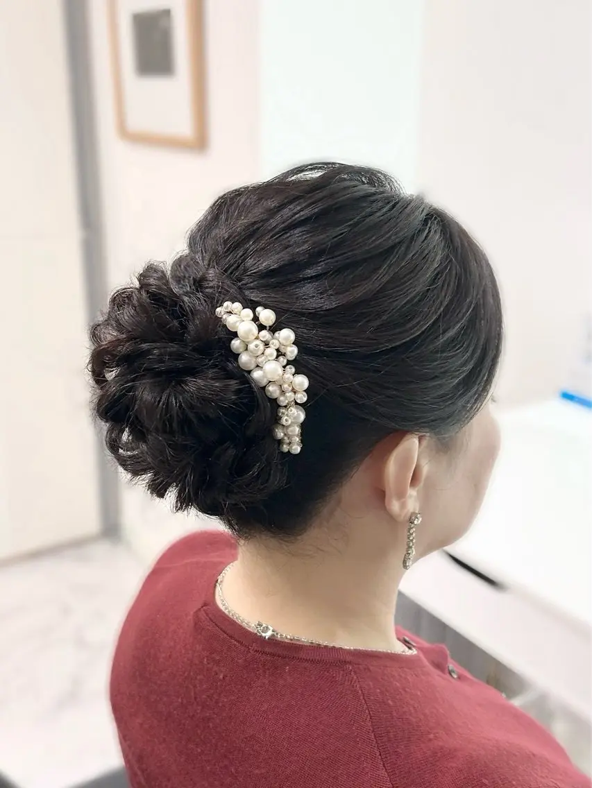 【⭐️期間限定⭐️】ヘアセット17時~21時 ¥1600の写真