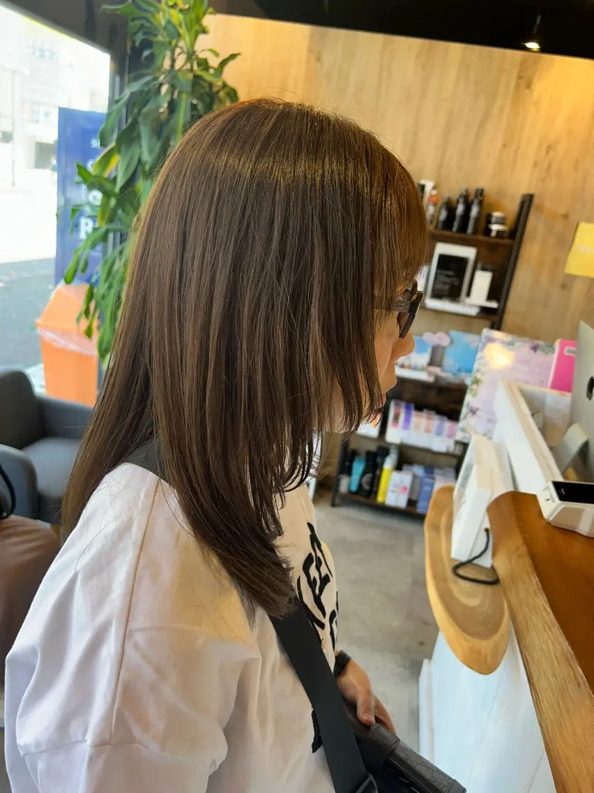 ミディアム レイヤーカット カット ショート/レイヤー 🎀細沼玲花のヘアスタイル