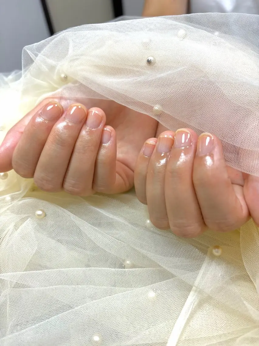 ネイル クリアネイル ハンドネイル mammy りちなのネイルデザイン