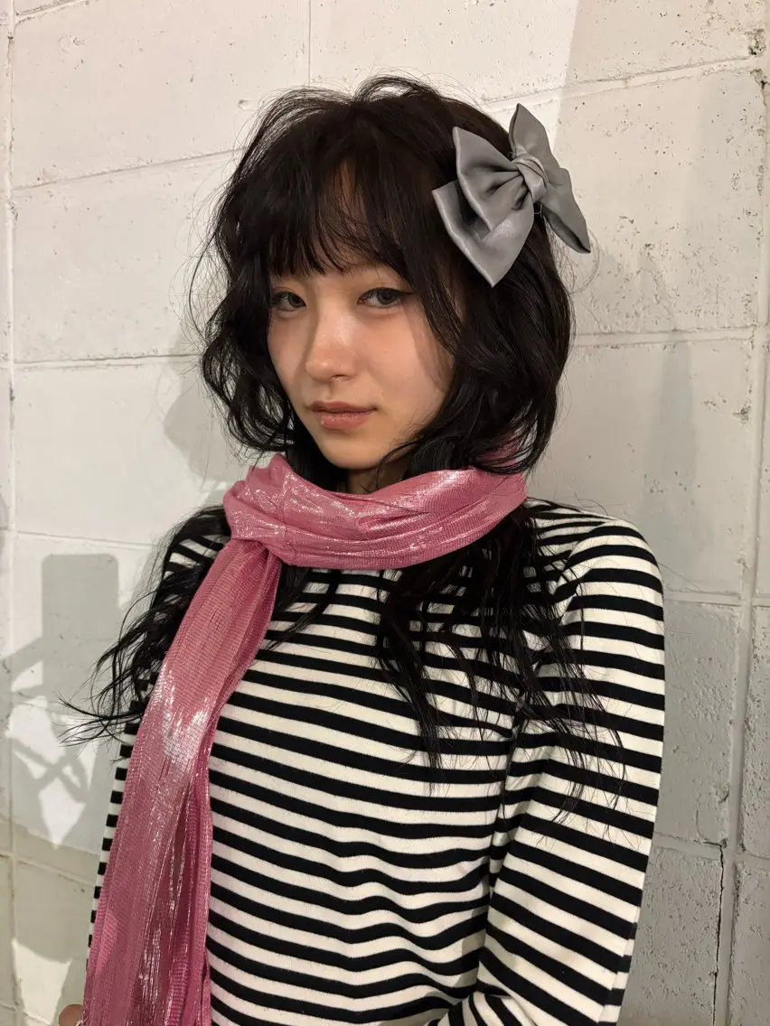 ロング レイヤーカット CACHÉ ワカナ🎀のヘアスタイル