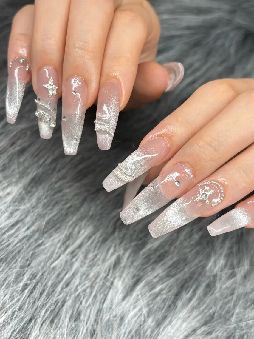 ネイル 長さ出し ハンドネイル nailpark_ MITSUMEのネイルデザイン