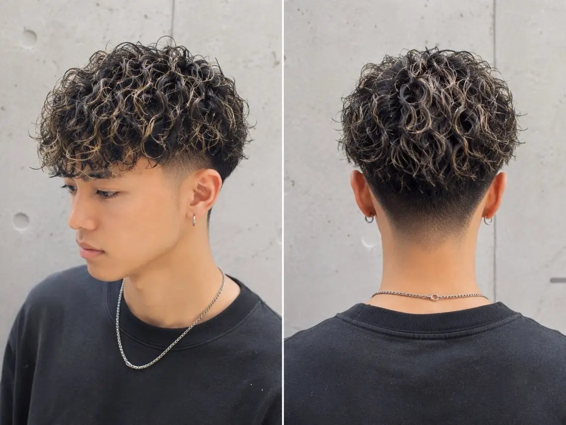 メンズパーマモデル募集☆メンズカット+パーマの写真