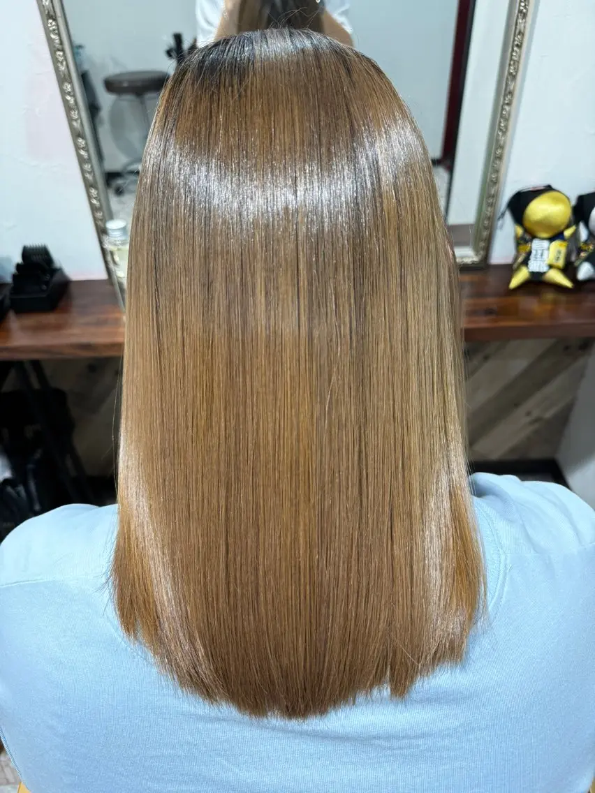 ミディアム 杉山 遥斗のヘアスタイル