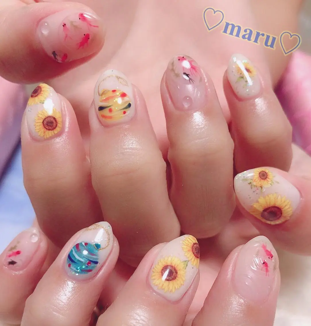ネイル ハンドネイル フットネイル まるみ♡7/1〜値上 げ致します(>_<)のその他イメージ