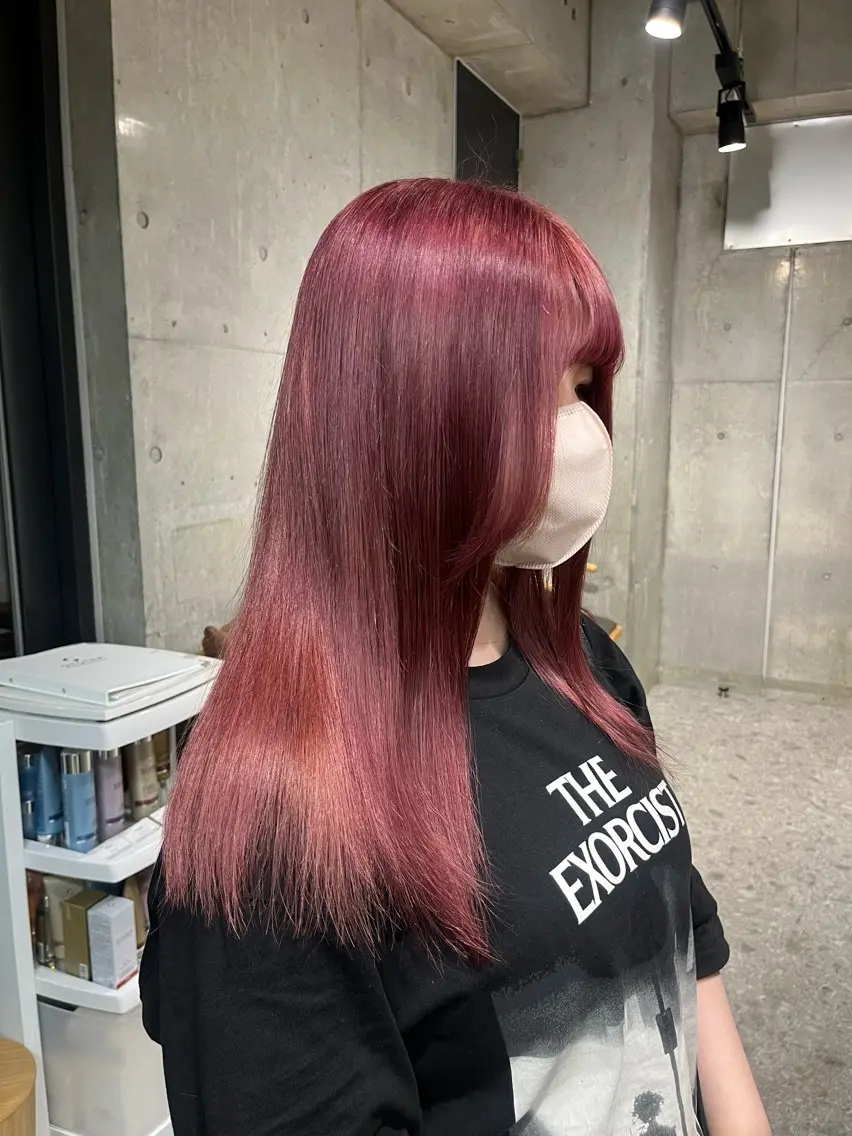 カラー ダブルカラー ヘアカラー ️🩵LUFE ayano️🩵のヘアスタイル