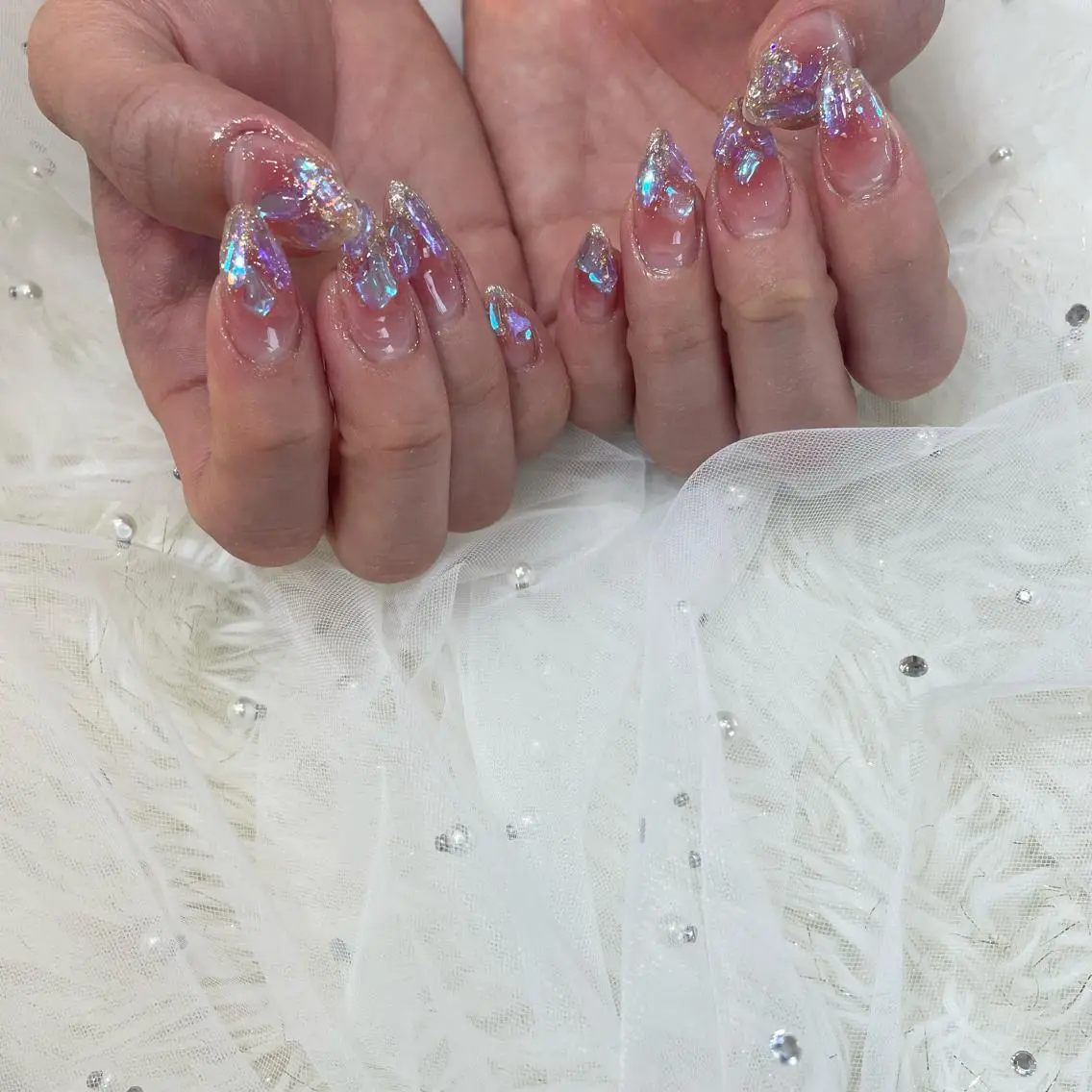 ネイル 氷ネイル・うるうるネイル Nail Salon Gummi.のネイルデザイン