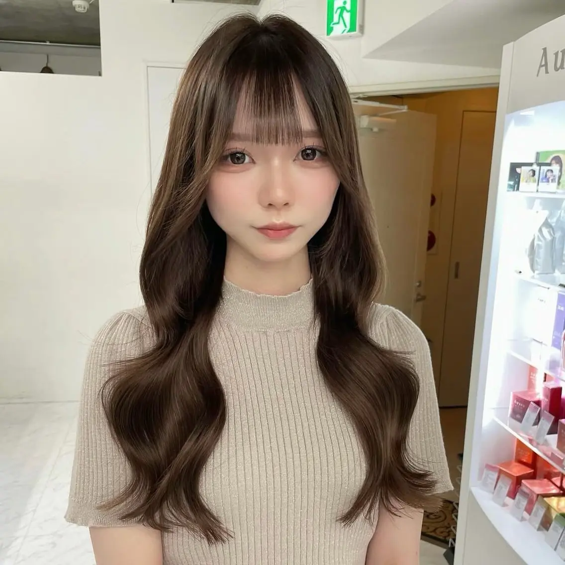 👑白髪染めカラー+似合わせカット+ナノトリートメント👑の写真