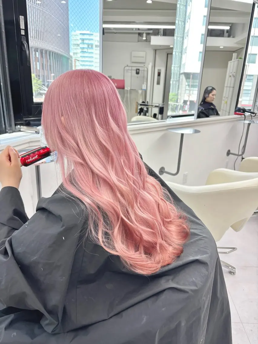 ミディアム カット ヘアカラー トリートメント ヘアセット 🎗副店長/井上 竜 ブリーチ指名No.1のヘアスタイル