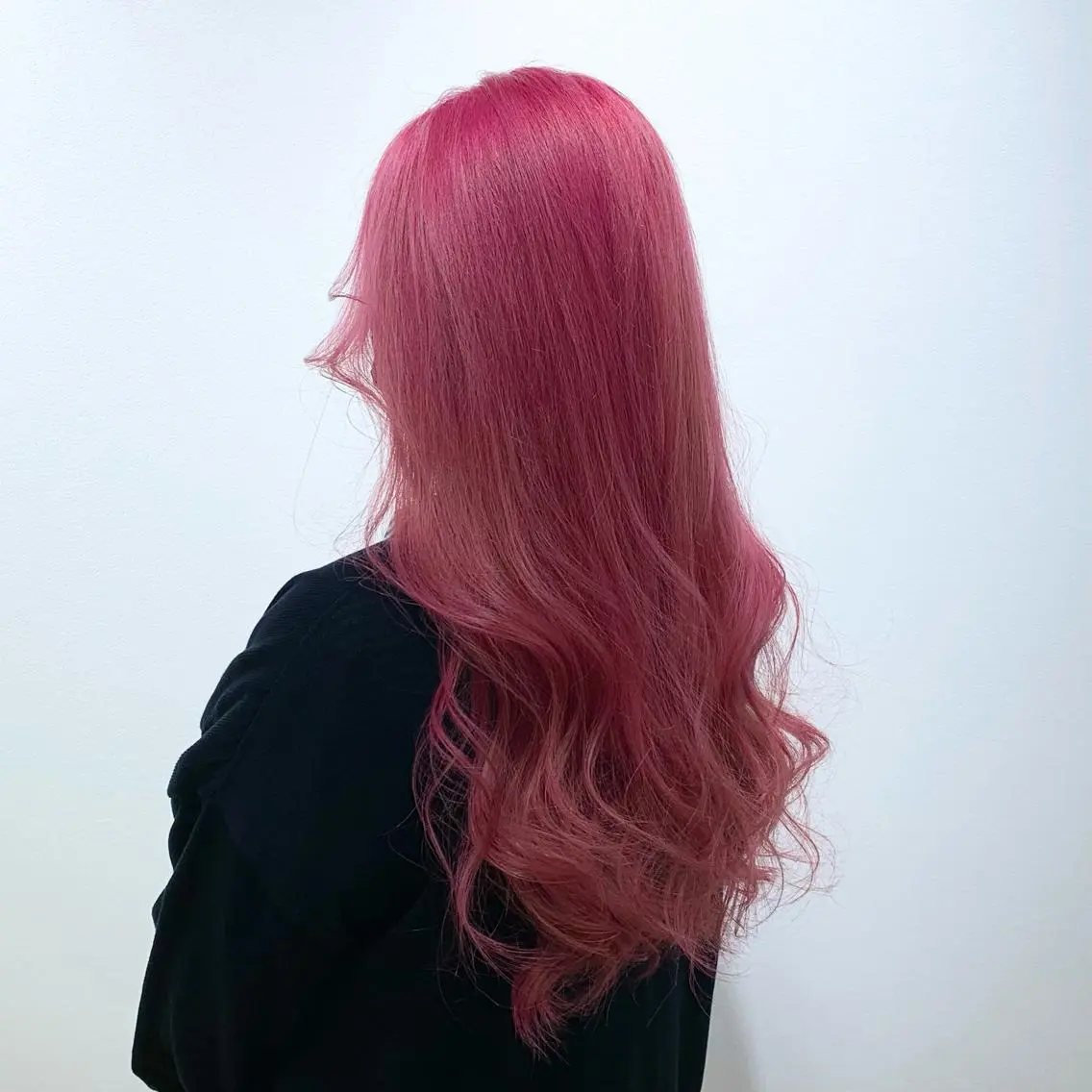 ロング カラー ヘアアレンジ ヘアカラー キヨミ 韓国レイヤーカットのヘアスタイル