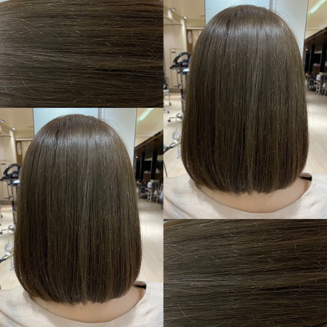 セミロング カラー ベージュカラー オリーブベージュ カット ヘアカラー トリートメント 髙木美緒🌿 レイヤー/アレンジのヘアスタイル