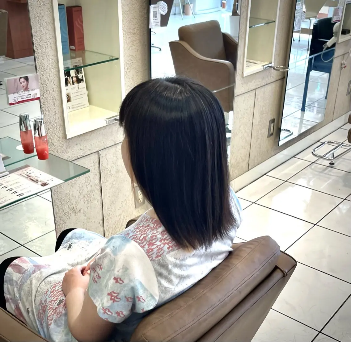 ミディアム カラー カット ヘアカラー 🫧透明感 ×艶🫧 吉田 陽菜のヘアスタイル