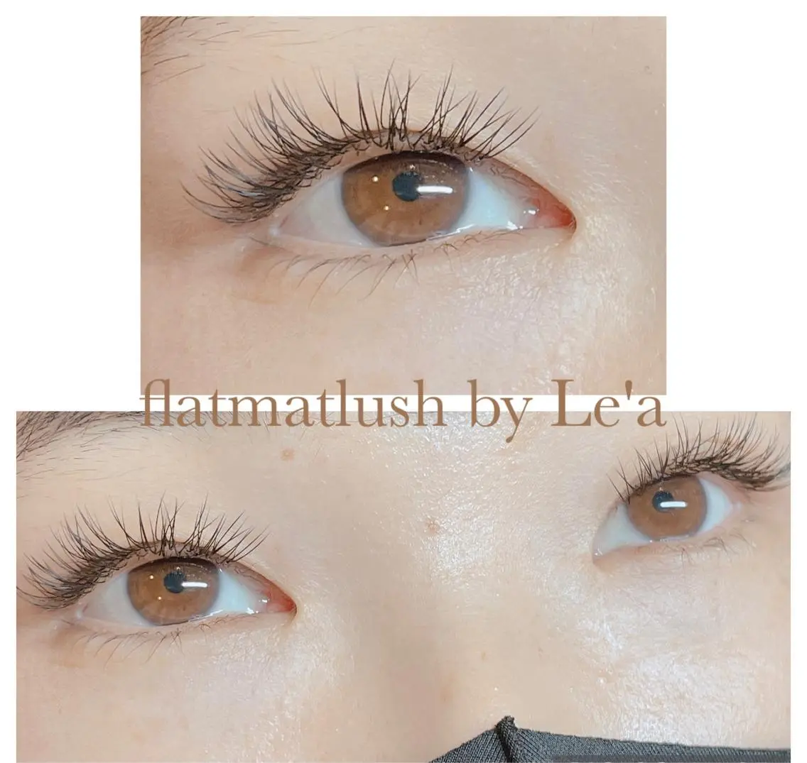 マツエク・マツパ フラットラッシュ eyelash Le'aのマツエク・マツパデザイン
