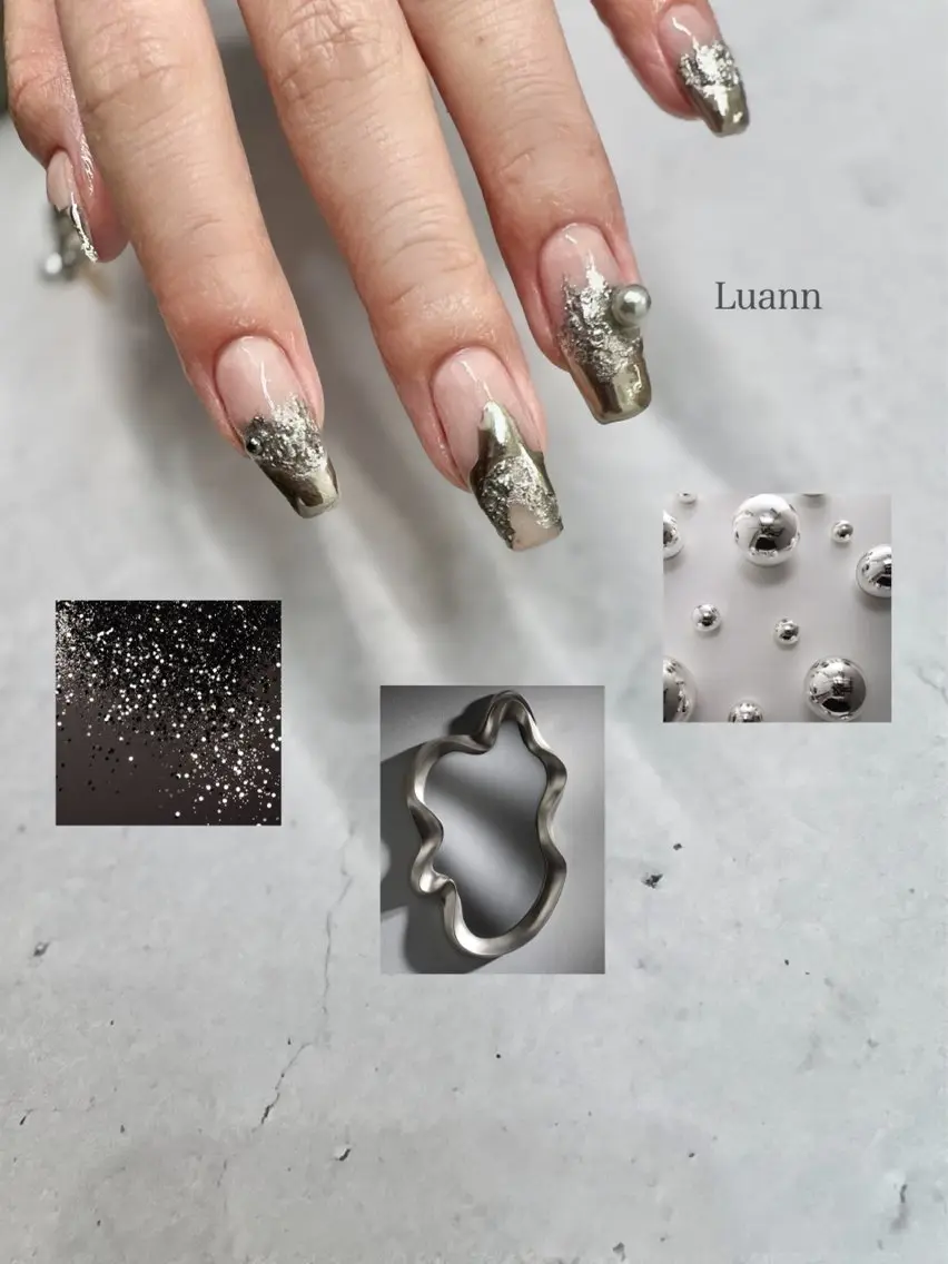 ネイル ニュアンスネイル ハンドネイル Luann nail Sakiのネイルデザイン