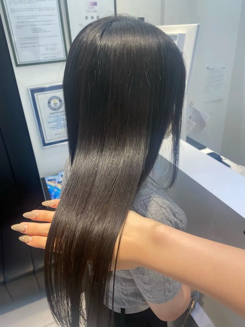 【ミニモ学割U24】ダメージレス✨縮毛矯正＋トリートメント　（カットは追加料金✂️＋3000円）施術時間180分の写真