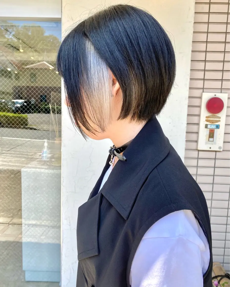 ショート Sabby氏川洸希 パーマのヘアスタイル