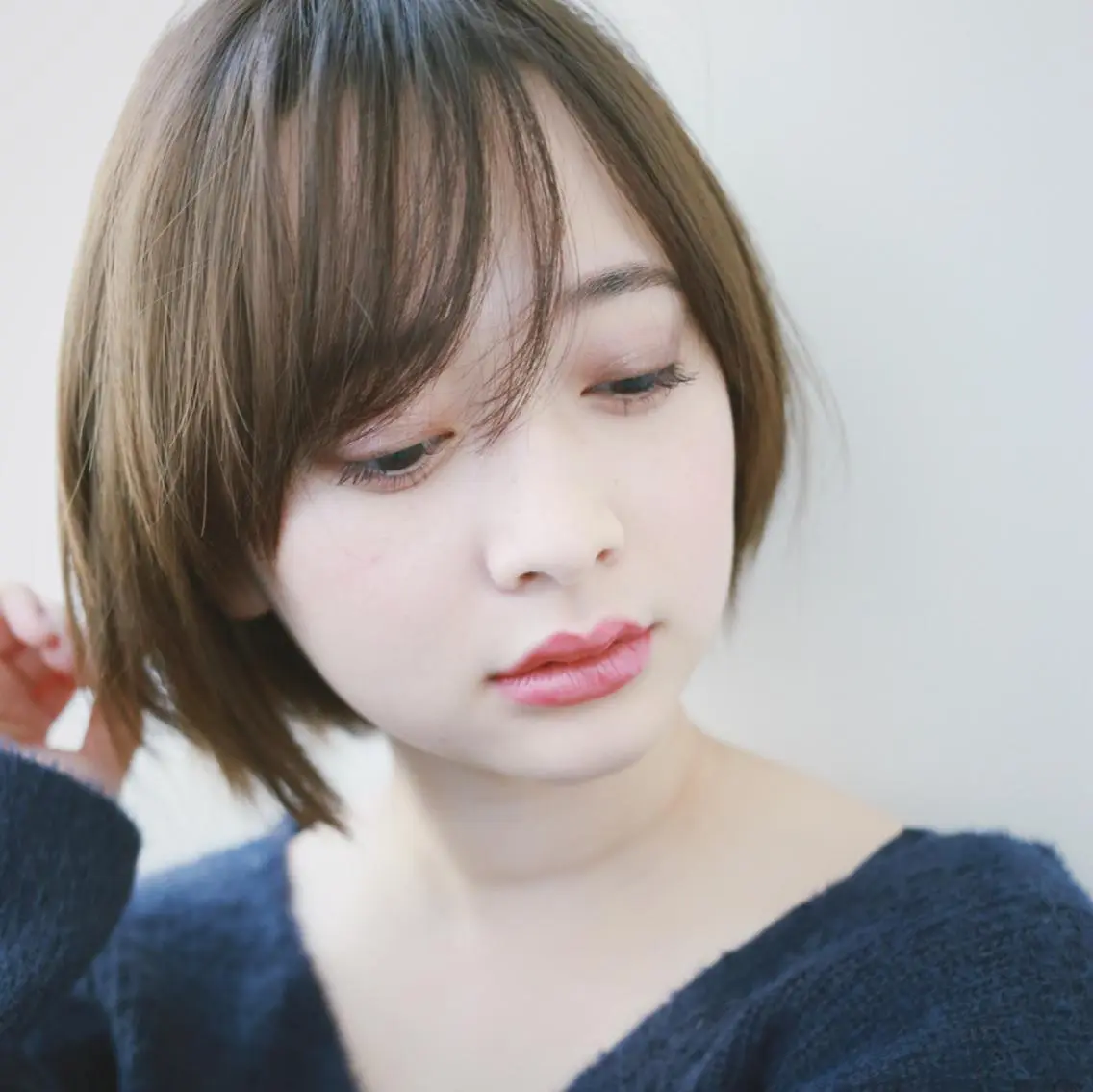 ショート カラー ショートボブ ボブ ショートヘア アンブレラカラー💫 フェイスフレーミングのヘアスタイル