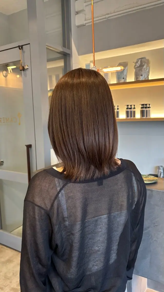 ミディアム 夜久 来実のヘアスタイル