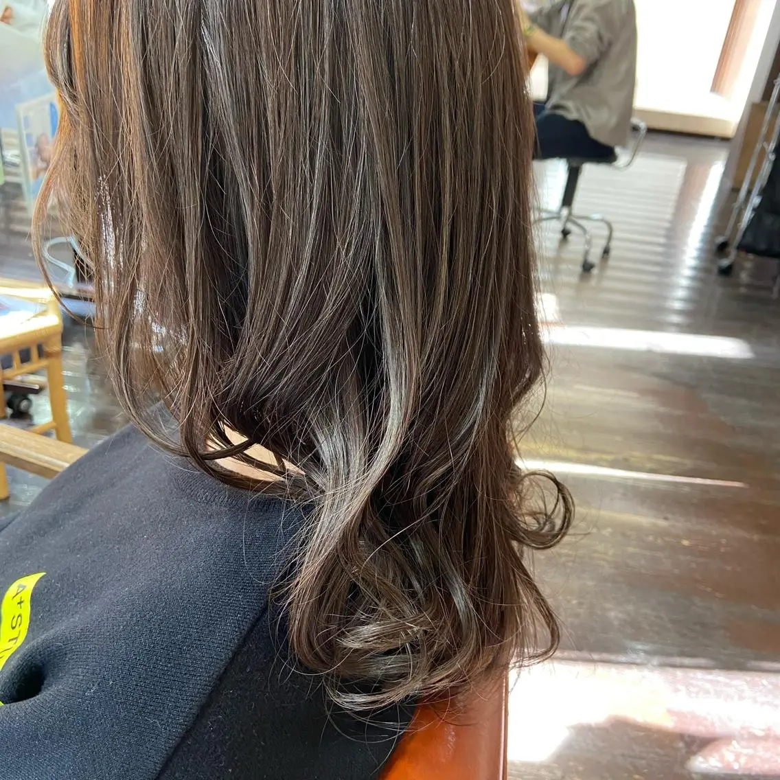 セミロング カラー ヘアアレンジ 髪質改善 yuikaのヘアスタイル