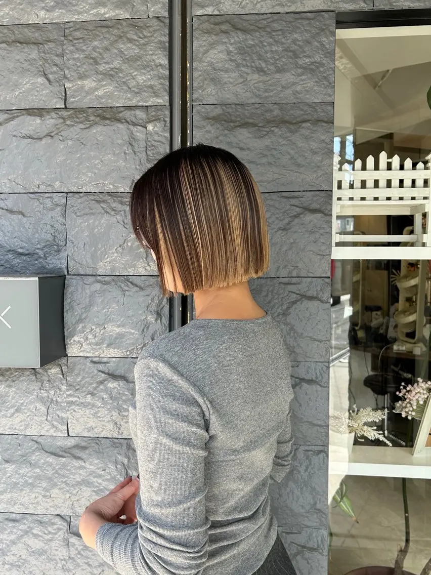 ショート カット ヘアカラー トリートメント 園田まい/レイヤーカ ット/透明感カラーのヘアスタイル
