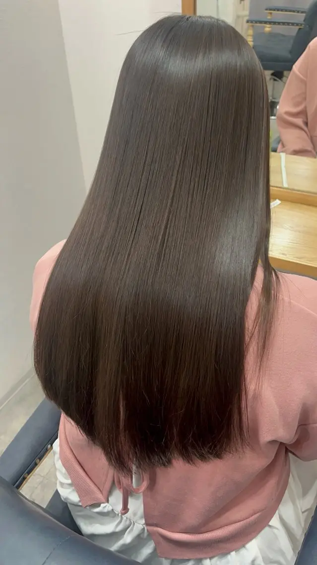 ロング 縮毛矯正 トリートメント ANs. SEINAのヘアスタイル