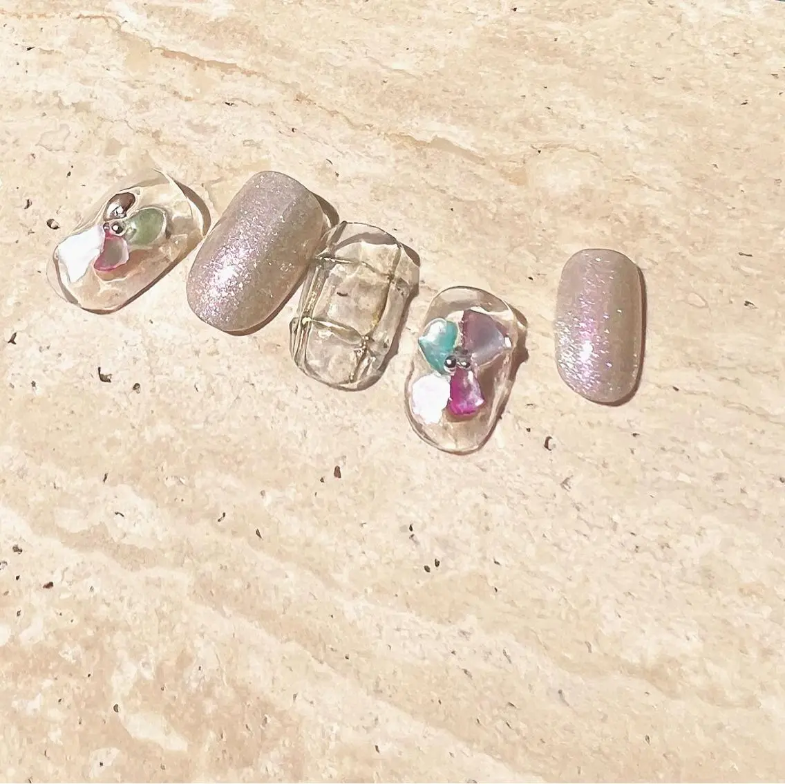 ネイル ハンドネイル pointillé .ayaのネイルデザイン