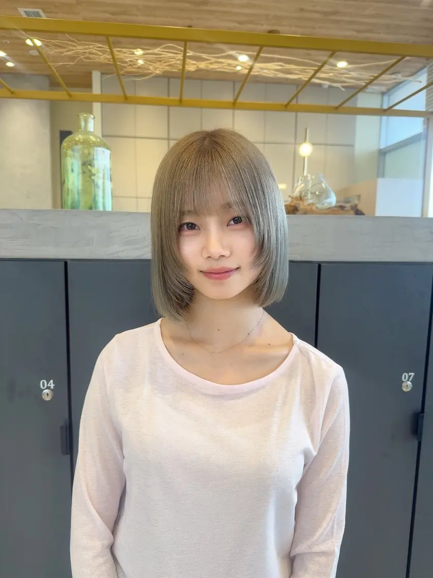 ミディアム カット 艶髪┊︎垢抜けヘア ななみのヘアスタイル