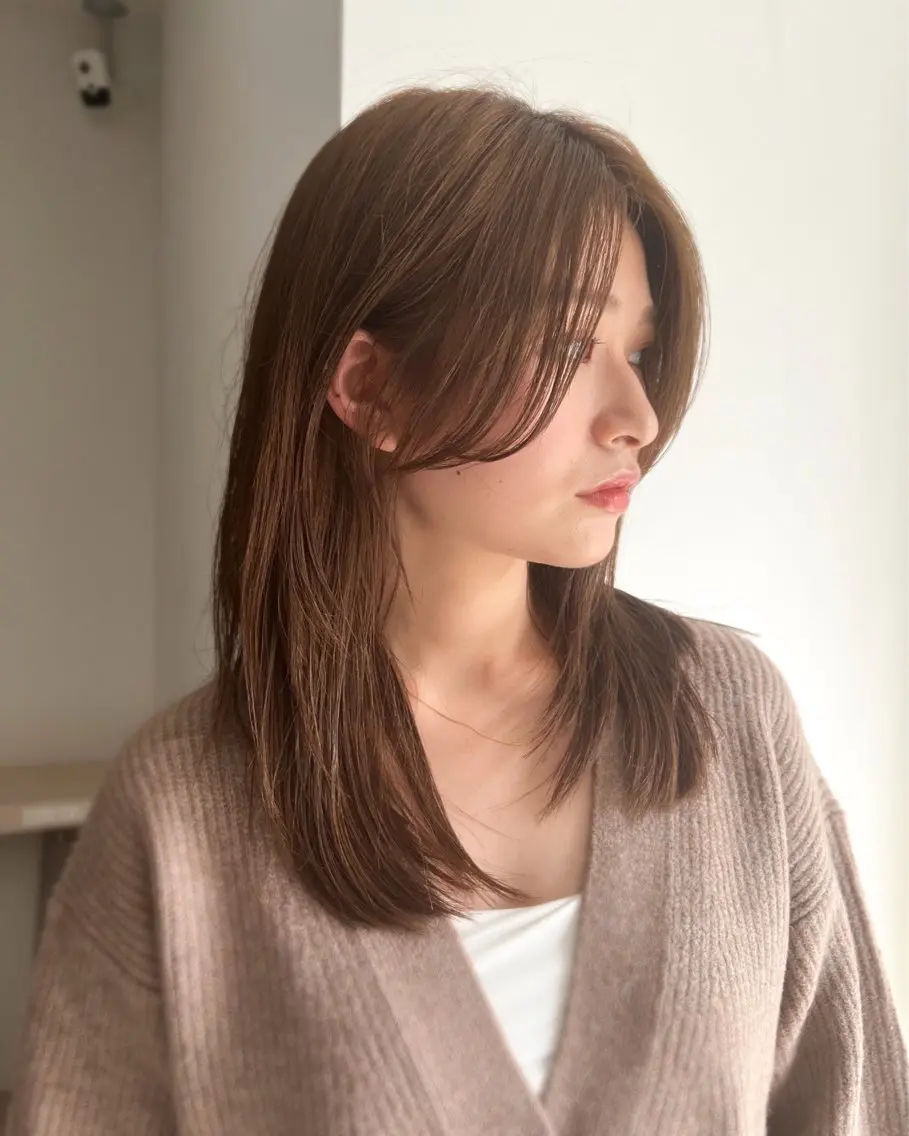 ミディアム ヘッドスパ/縮毛矯正 /横山陸人のヘアスタイル