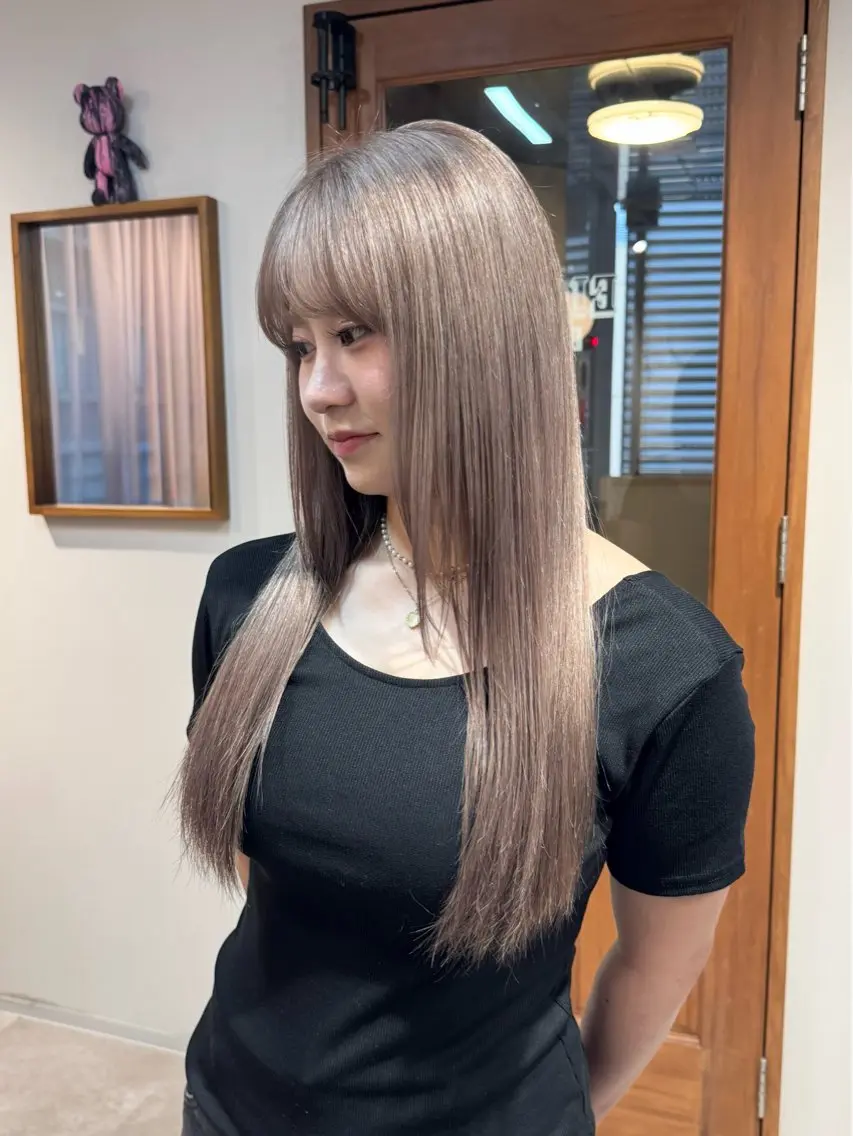 🧡【期間限定】🧡ブリーチなしWカラー+最上級ハホニコトリートメント【カット無料】の写真