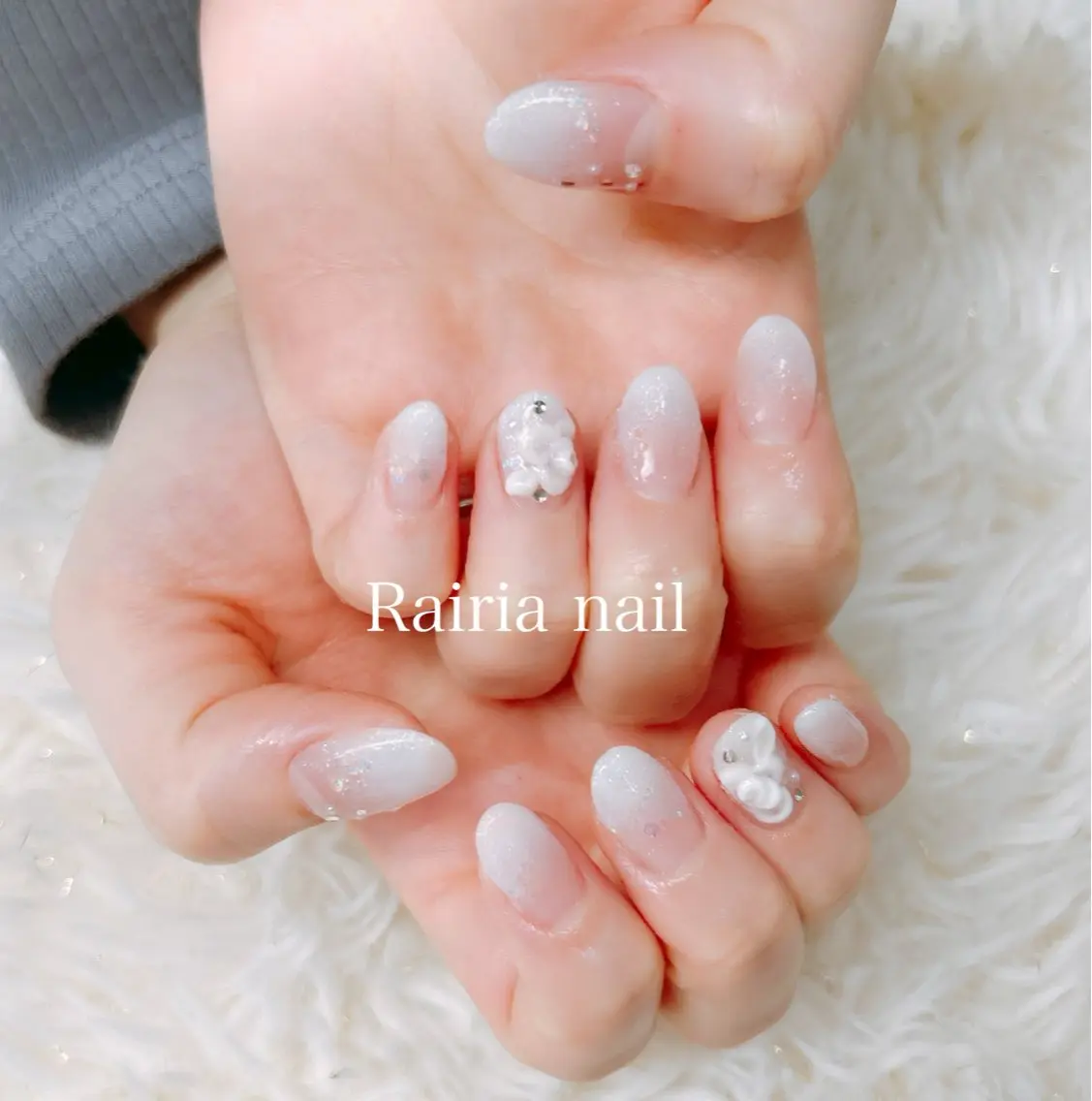 ネイル グリーン 持ち込み Rairia nail本八幡店のネイルデザイン