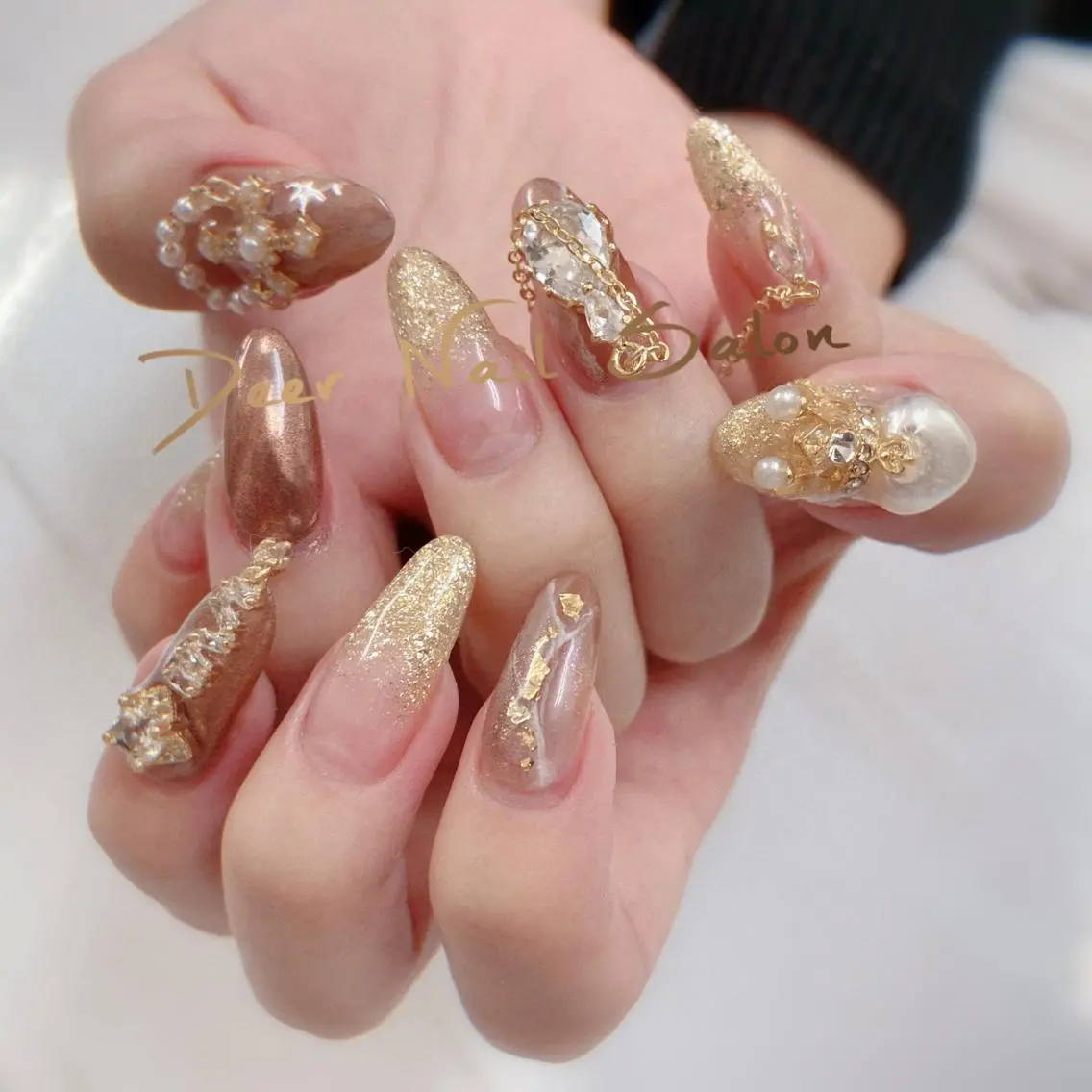 ネイル 韓国ネイル Peachy 🍑のネイルデザイン