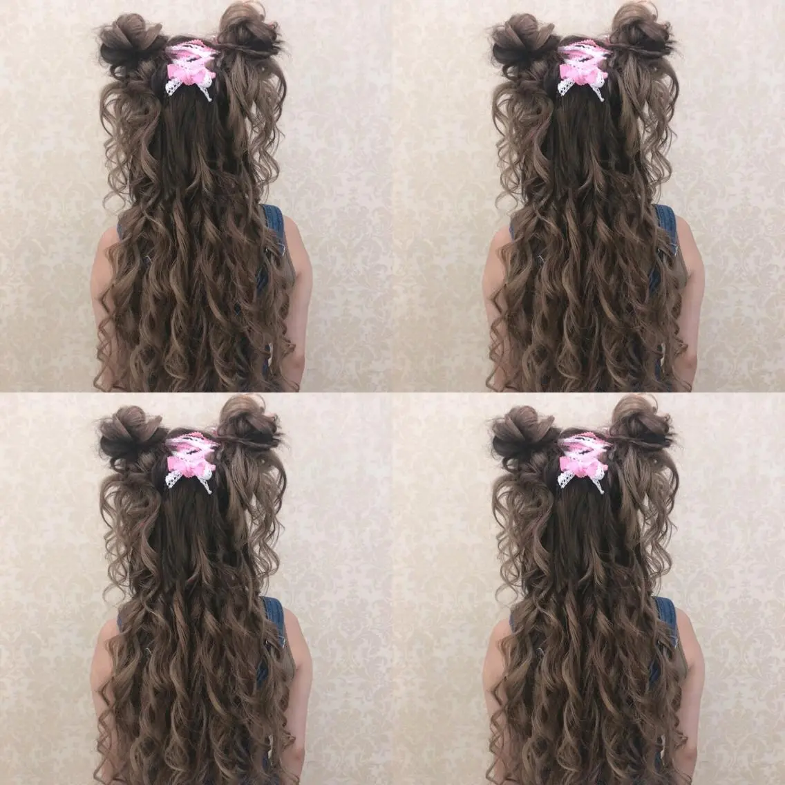 ロング ヘアアレンジ お団子ヘア ヘアセット 🌷MAYU 🌷のヘアスタイル