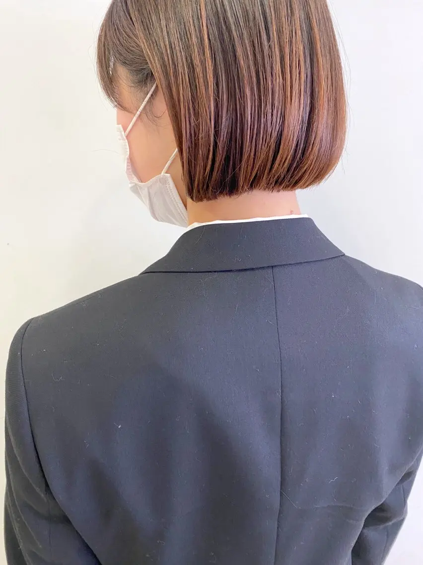 ショート カット ヘアカラー 安村 葵稀のヘアスタイル