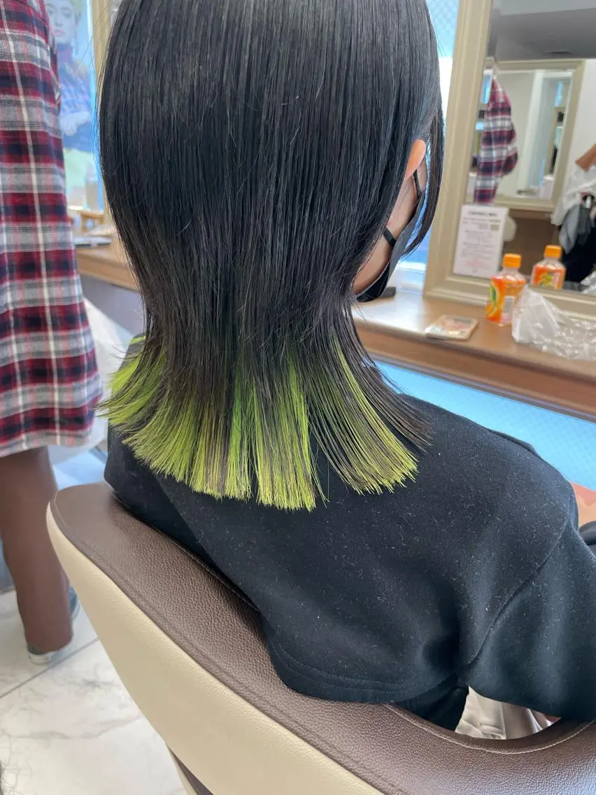 インナーカラー🤍（表面カラー込み）の写真