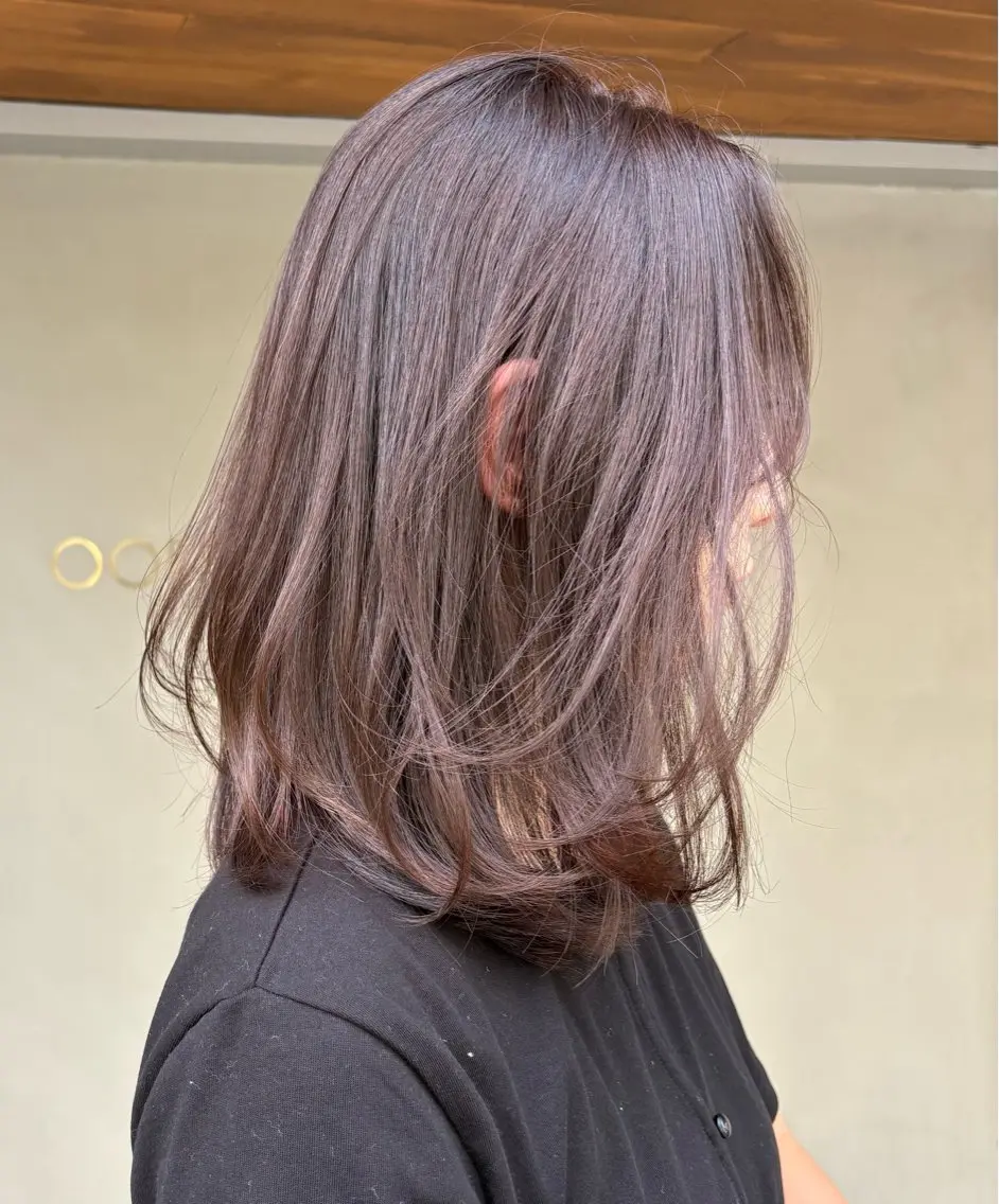 ミディアム レイヤーカット 艶髪✨/徳志 /髪質改善ストレートのヘアスタイル