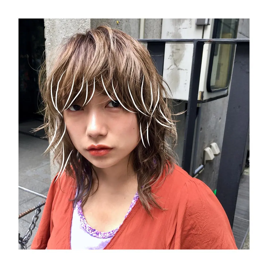 カラー 髪質改善 RYOのヘアスタイル