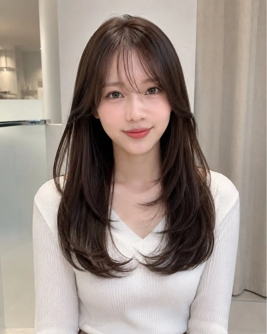 乾かすだけで決まる✨️韓国風ストカール✨️の写真