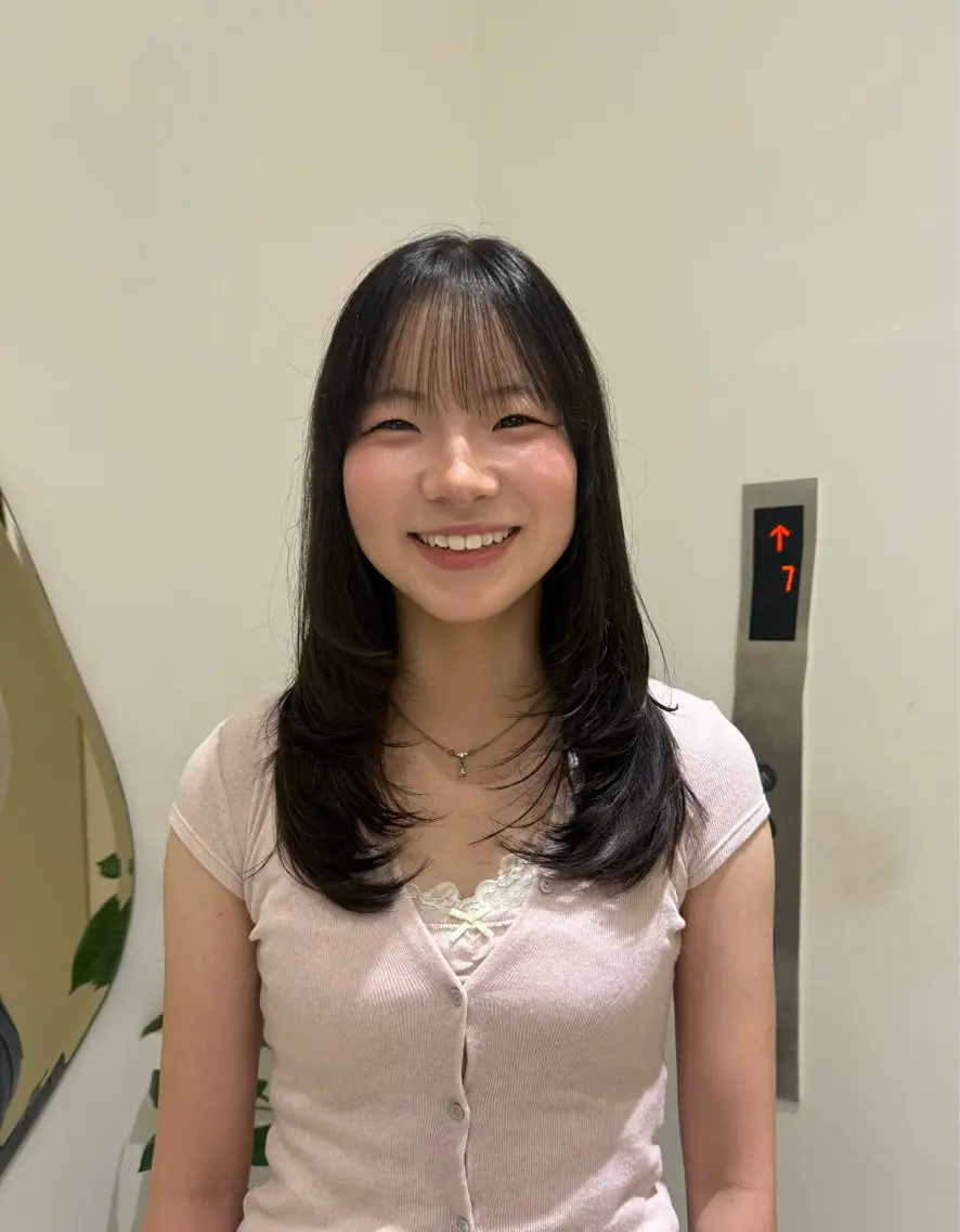 セミロング カット トリートメント Zina天神🌻 Honokaのヘアスタイル