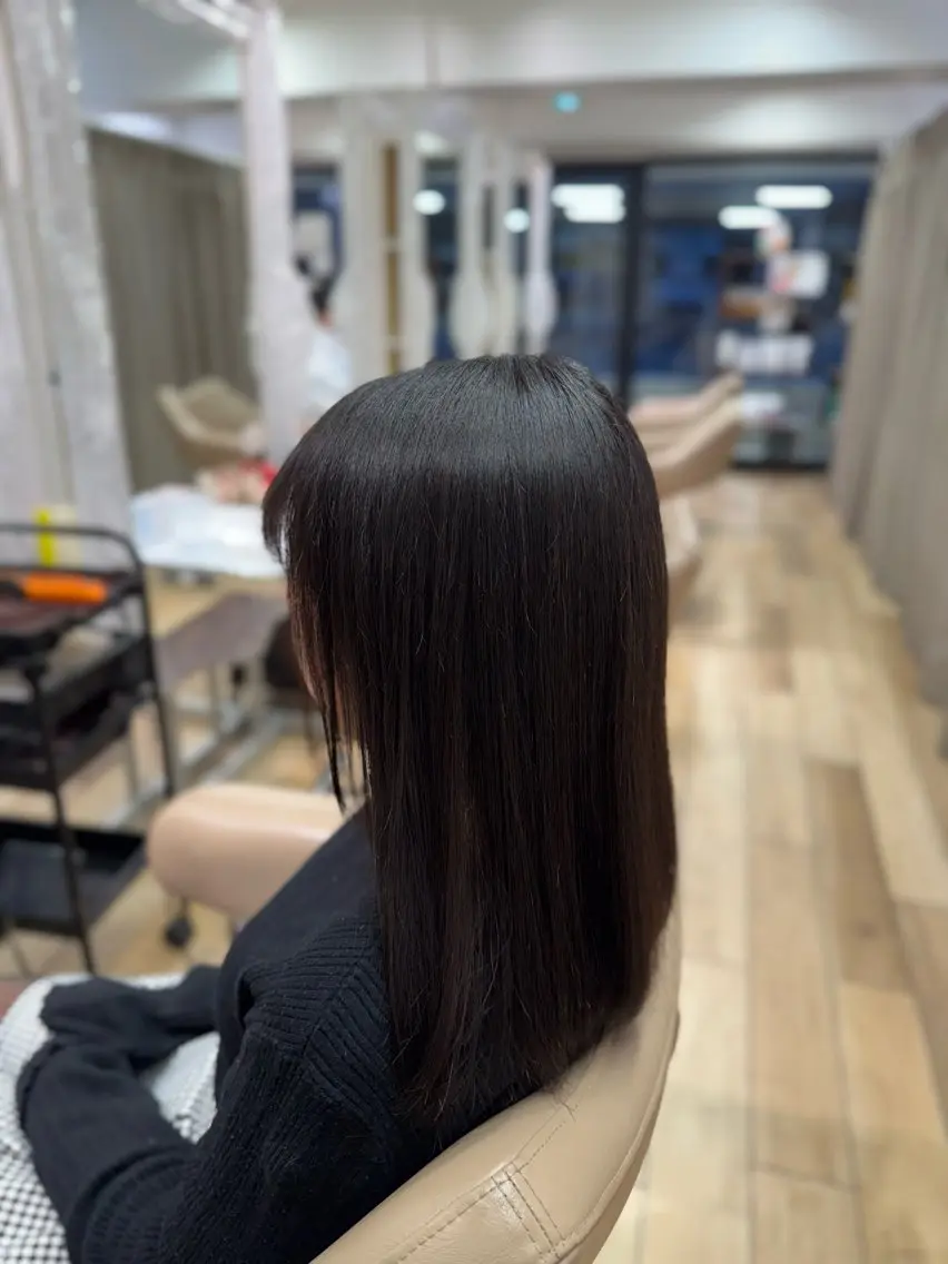 パーマ 縮毛矯正 田村 真菜のヘアスタイル