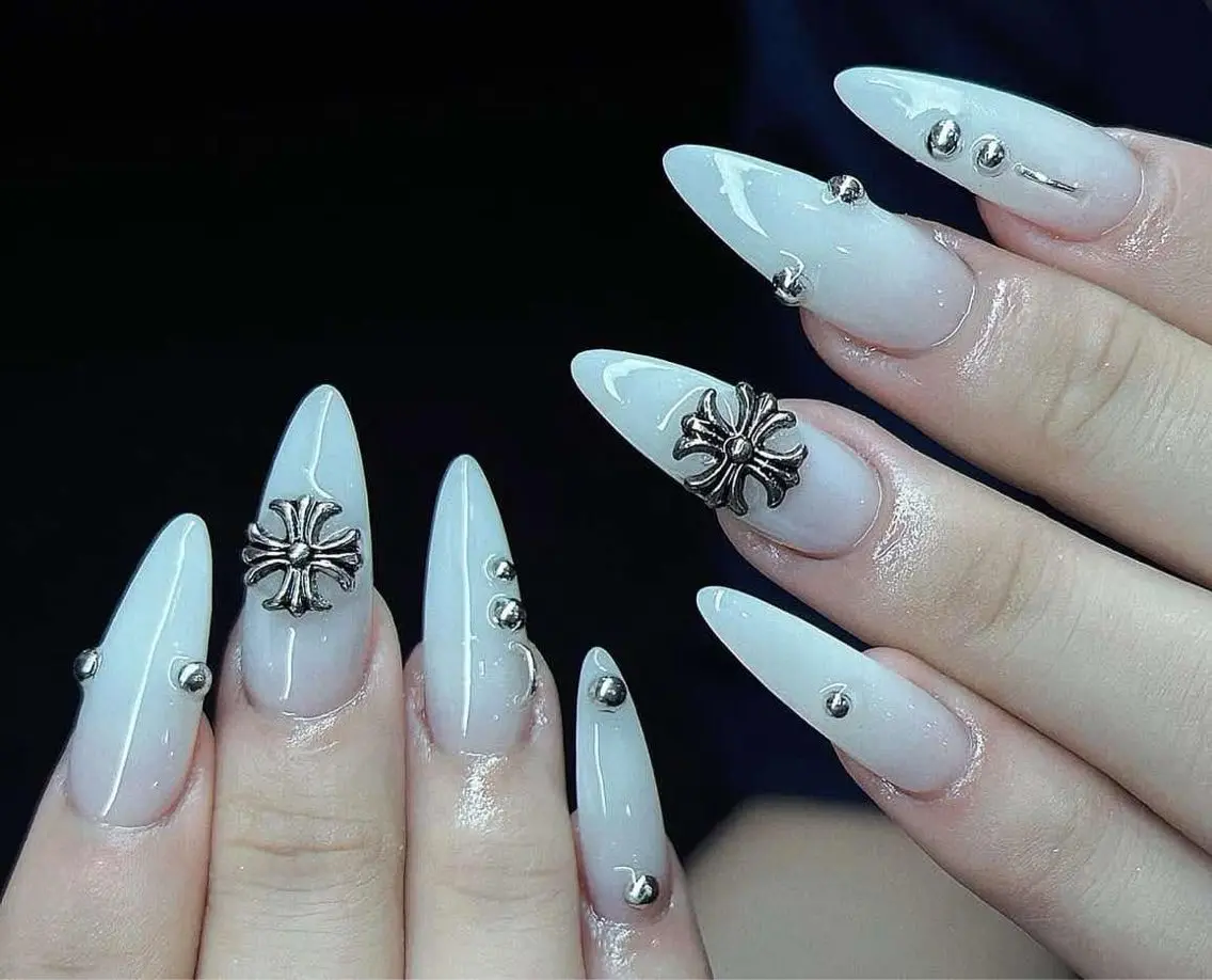 ネイル オーロラネイル フレンチネイル ジェルネイル ハロウィン 韓国ネイル ハンドネイル H.baby Nail Salonのネイルデザイン