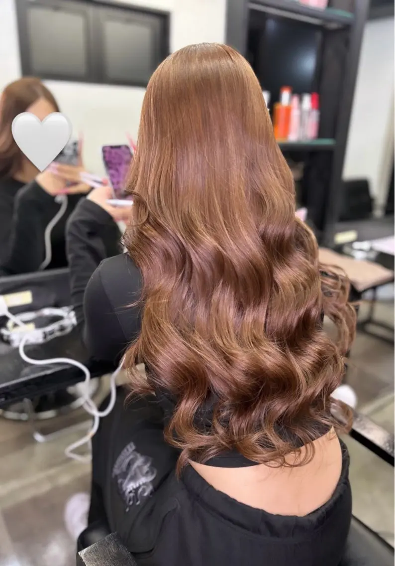 ロング エクステ junna 🤍のヘアスタイル